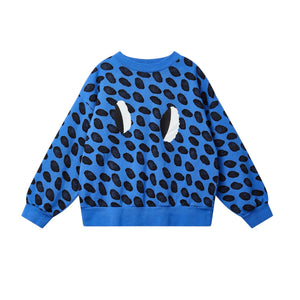 Wynken True Blue Black Dash Sweatshirt