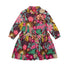 Oilily Cabernet Danniek Long Sleeve Floral Dress