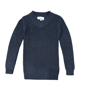 Panther Slate Chunky Knit Top