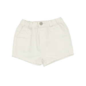 Lil Legs White Denim Shorts