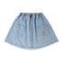 Tocoto Vintage Blue Denim Skirt w/ Pockets