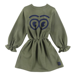 Loud Green Welcome Waisted Dress