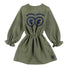Loud Green Welcome Waisted Dress
