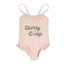 *Pre Order Tocoto Vintage Pink Cherry Camp Print Swimsuit