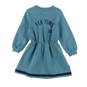 Loud Turquoise Cuddle Waisted Dress