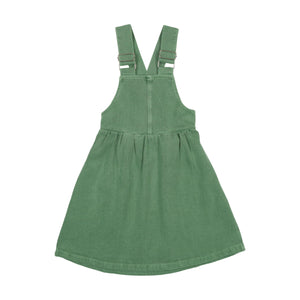 Farren + Me Green Wash Denim Pinafore Dress