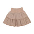 Farren + Me Pale Pink Wash Denim Tiered Skirt