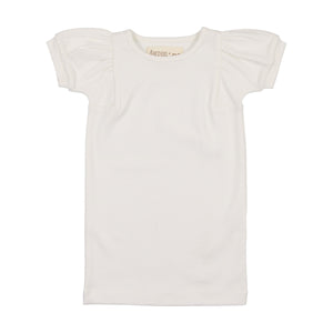 Farren + Me Cream Balloon Short Sleeve T-shirt