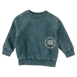 Loud Green Storm Marble Folk Sweater