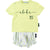 Loud Apparel Shadow Lime Heiau T-Shirt & Checkered Aina Bloomer Set