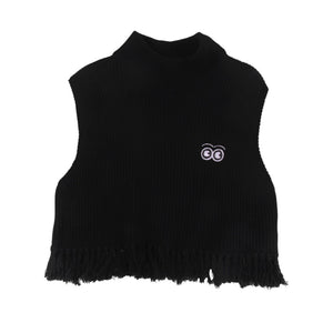 Loud Black Dinner Top Fringes