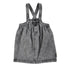 Piupiuchick  Faded Black Denim Short Dress w/ Straps