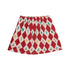 Bobo Choses Red Harlequin Allover Quilted Woven Skirt