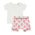 Bonton Ecru Bonton Tiris Baby T-Shirt & Lanciene Bloomer Set