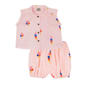 Bonton Gelato Baby Lorelei Blouse & Bombe Bloomer Set