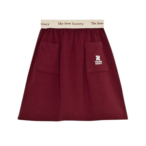 The New Society Plum Fantasy TNS Knee Length Skirt