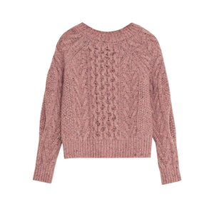 The New Society Faded Rose Maria Knit Sweater