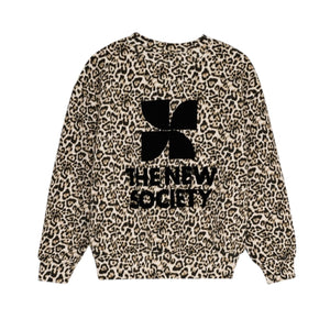 The New Society Nelia Print TNS Logo Sweatshirt