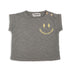 Tocoto Vintage Dark Grey Thunderbolt Printed Baby T-shirt