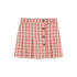 Emile et Ida Gingham Plissee Vichy Skirt