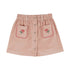 Emile et Ida Peony Poches Fleurs Brodees Skirt