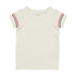 Lil Legs Analogie White with Stripe Short Sleeve Tee