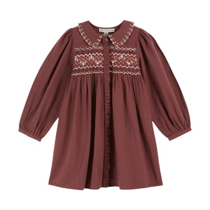 Emile et Ida Violine Smockee Dress