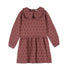 Emile et Ida Poppy Violine Molleton Imprimee Dress