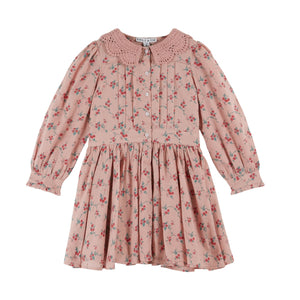 Emile et Ida Aster Col Crochet Dress