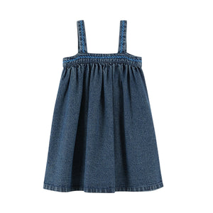 Emile et Ida Denim Ample Bretelles Jumper