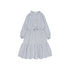 Buho Soft Blue Fall Maxi Dress