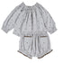 Emile et Ida Coeur Jacquard Blouse & Bloomer Set