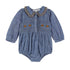 Emile et Ida Chambray Smocke Romper