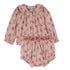 Emile et Ida Aster Col Noeud Blouse &  Brode Bloomer Set