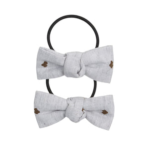 *Preorder Emile et Ida Coeur Noeud Elastiques Scrunchies
