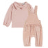 Emile et Ida Peony Velours Salopette Romper Set