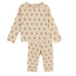 Emile et Ida Poppy Brioche All Over Imprime Tee Shirt  & Legging Set