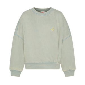 AO76 Light Teal Lys Square Sweater