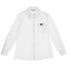 Pinko White/Black LS Button Down Shirt w/ Logo