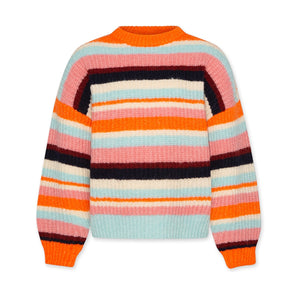 AO76 Multicolour Wanda C-Neck Striped