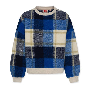 AO76 Bright Blue Violeta Blair Sweater