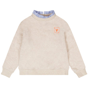Tumble'n Dry Oatmeal Melange Le Coeur Blouse