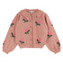 Emile et Ida Rose Fleurs Cardigan