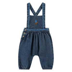 Emile et Ida Denim Brodee Denim Romper