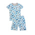 Esme Blue Jetset Short Pajama Set