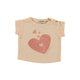 *Preorder* Tocoto Vintage Pink Flame Baby Hearts T-Shirt & Bloomer Set