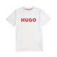 Hugo White Short Sleeve Logo T-Shirt