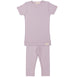 Marmar Lilac Bloom Plain T-Shirt & Legging Set