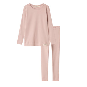 Marmar Faded Rose Plain Tee & Legging Set