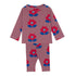 The Campamento Purple Big Flowers Purple T-Shirt & Legging Set